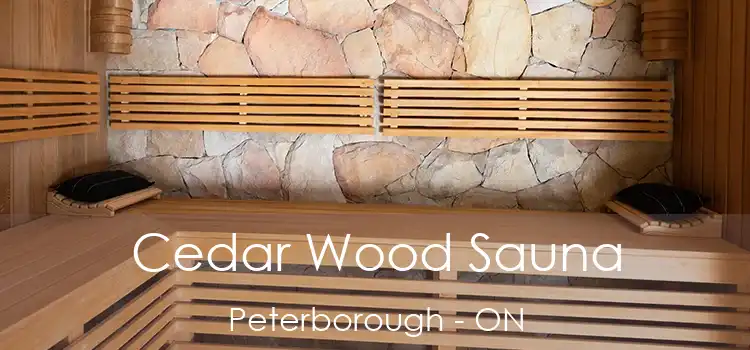  Cedar Wood Sauna Peterborough - ON