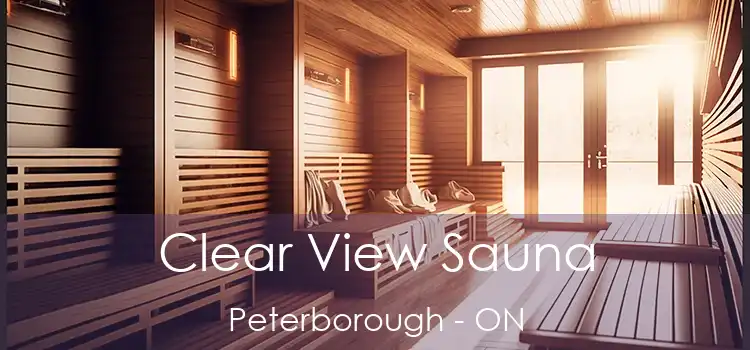  Clear View Sauna Peterborough - ON