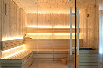 Modern Sauna Setup in Peterborough, Ontario