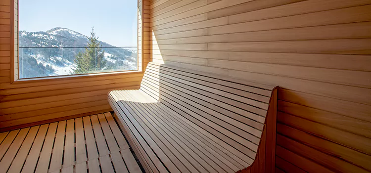 Luxury Pine Wood Sauna Restoration and Refurbishment in Peterborough, ON
