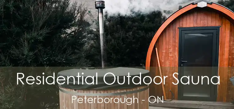  Residential Outdoor Sauna Peterborough - ON