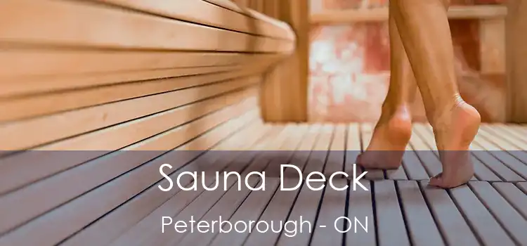  Sauna Deck Peterborough - ON