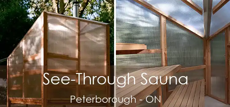  See-Through Sauna Peterborough - ON